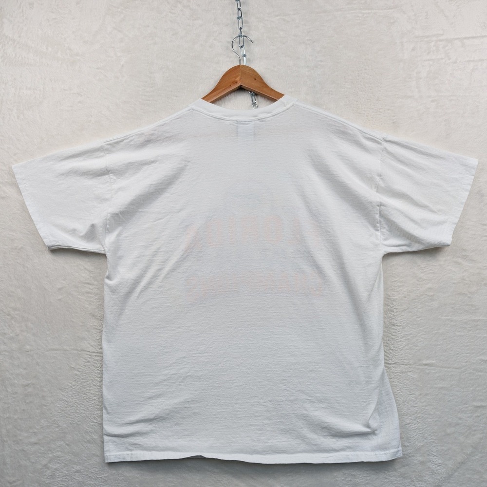 VTG Florida Gators T-Shirt Mens XL White AS Sports NCAA Champions Basketball Y2K - Picture 2 of 7